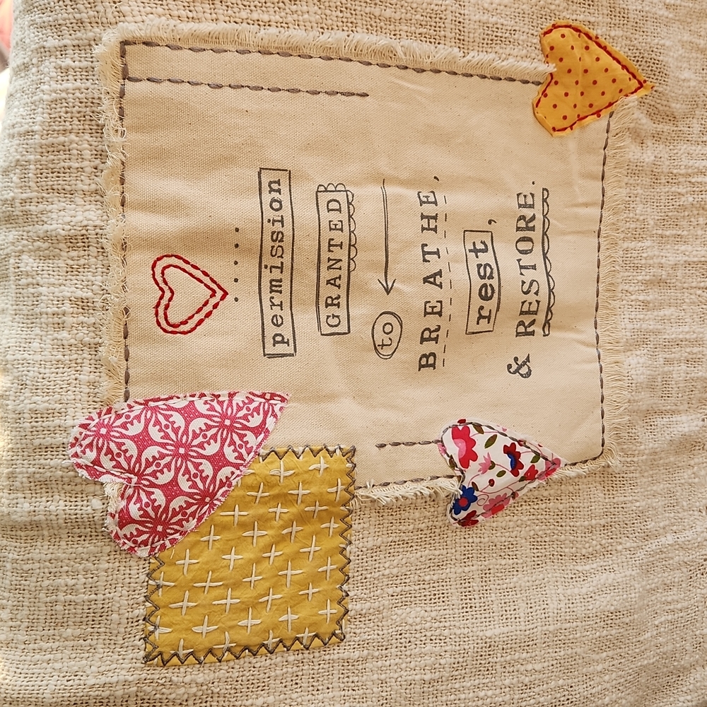 Demdaco Soul Care blanket throw